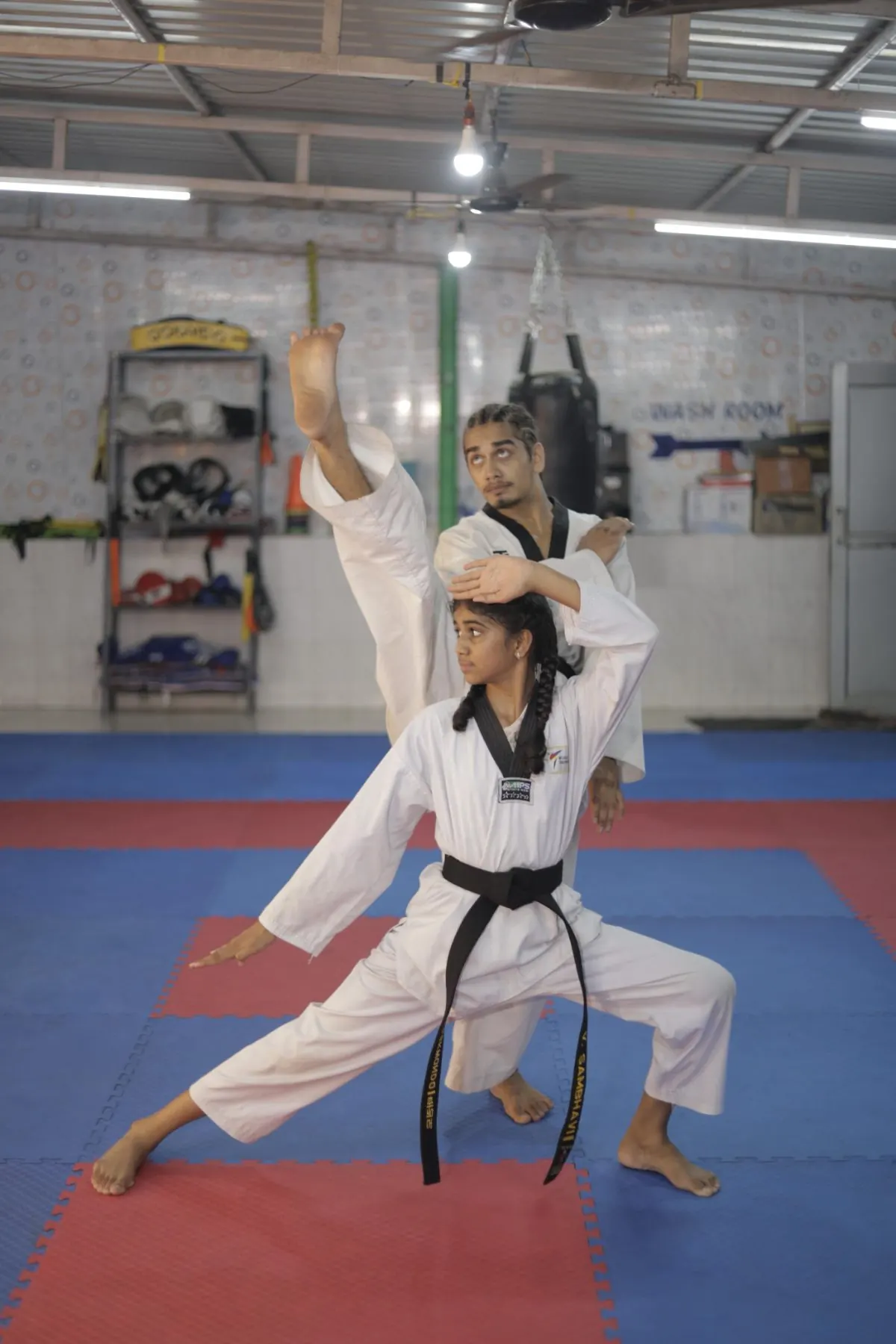 Karate kata demonstration